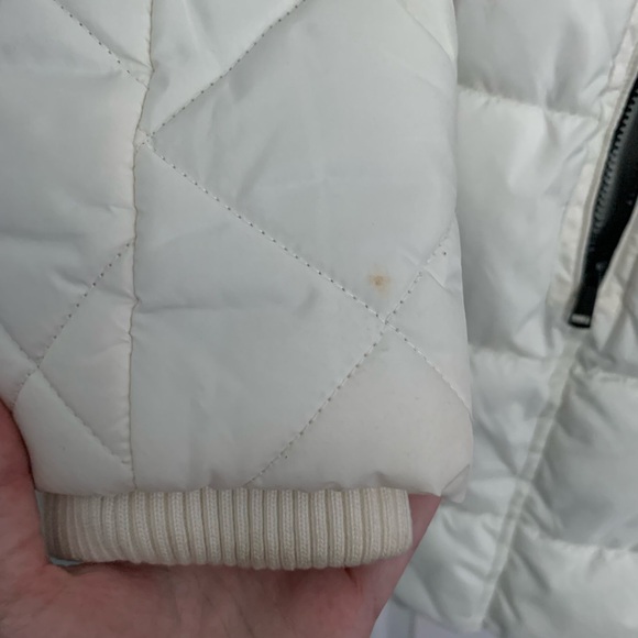 đź–¤BUNDLE&SAVEđź–¤ Apt 9 Womens M long white winter puffer coat - Picture 9 of 10